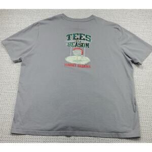Tommy Bahama Men's Gray Graphic Cotton Big & Tall T-Shirt XLT